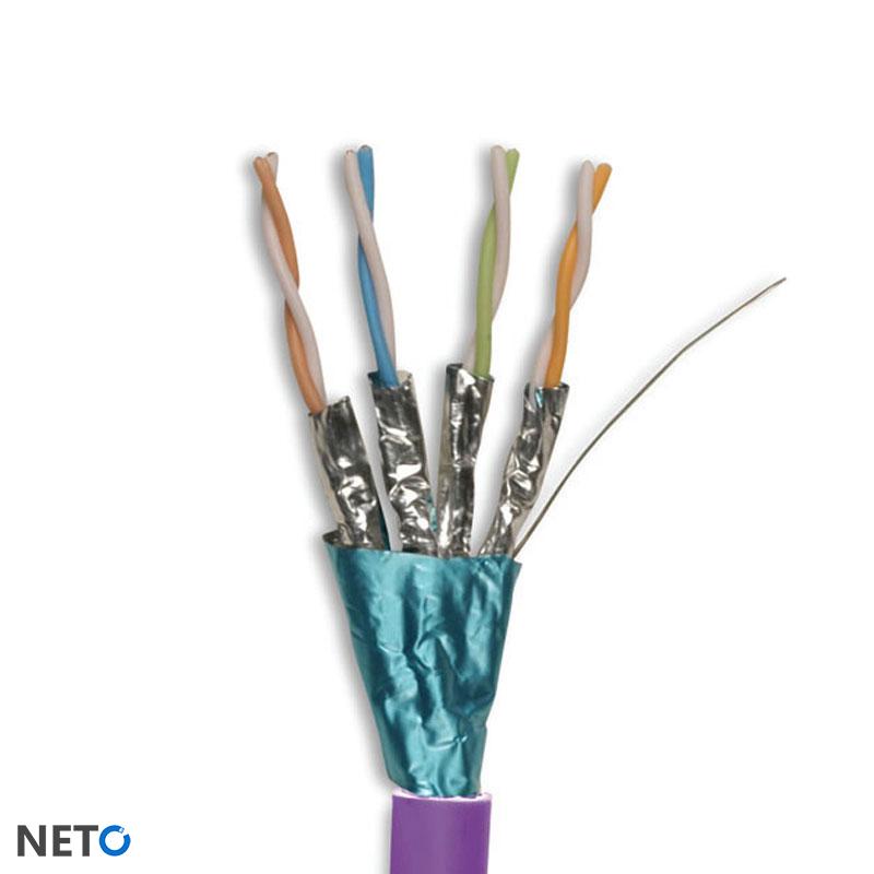 کابل شبکه رپیتون CAT6 F-FTP LZSH برند SUNNET بسته 305 متری